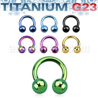 utcbb5 barbell circular titanio g23 anodizado bola 5mm mayorista