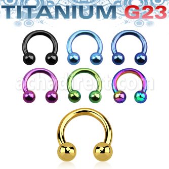 utcbb barbell circular titanio g23 anodizado bolas 4mm mayorista