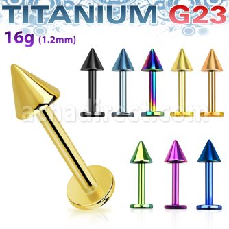 utlbcn4s labret titanio g23 anodizado cono 4mm distribuidor mayorista