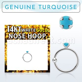 whge7 aro nariz oro blanco 14 kts 0 6mm turquesa autentica 2mm mayorista