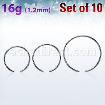 xcr16g pack 10 aro bola presion acero 316l 1.2mm 16g venta