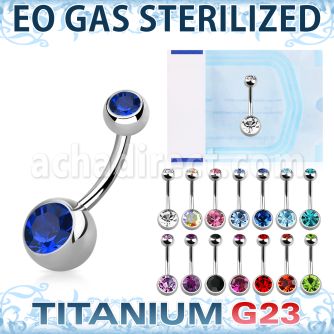 zubn2cg piercing esterilizado piercing ombligo titanio g23 bolas joya 8mm 5mm distribuidor mayorista