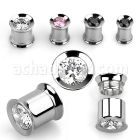 shprz 316l steel double flare tunnel w screw fit central cz