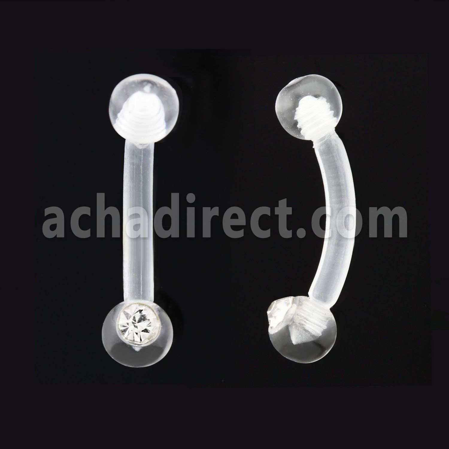 abne1c banana ceja acrilica bola joya 3mm bola acrilica lisa 3mm 8mm venta