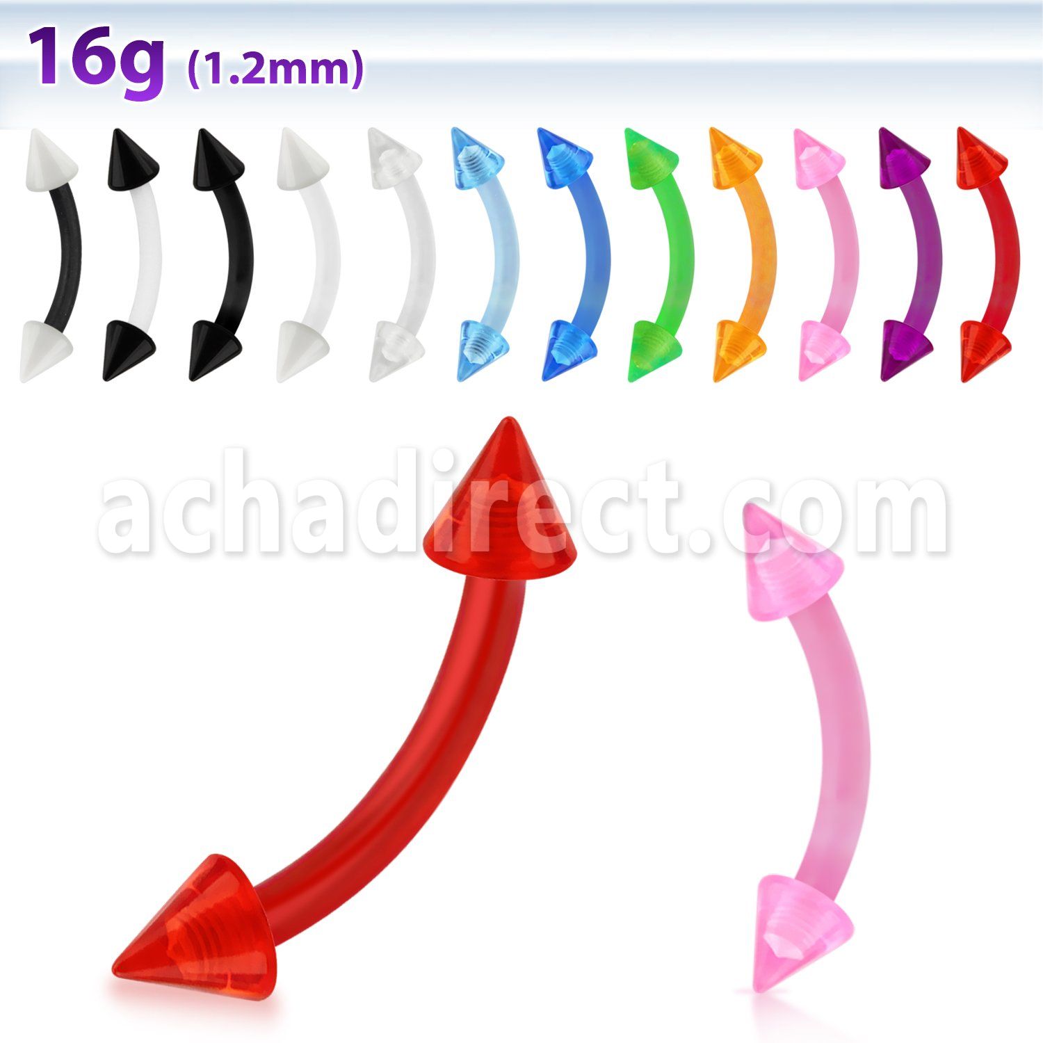 abnevcn banana ceja acrilica conos 3mm 8mm mayorista