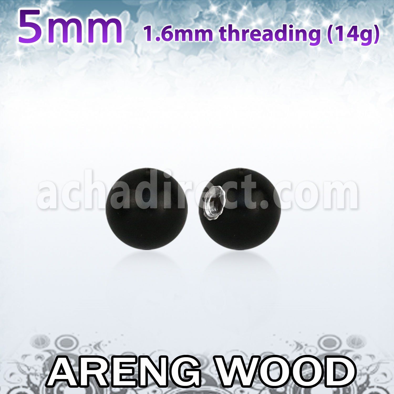 arball5 bola madera areng 5mm rosca acero quirurgico distribuidor