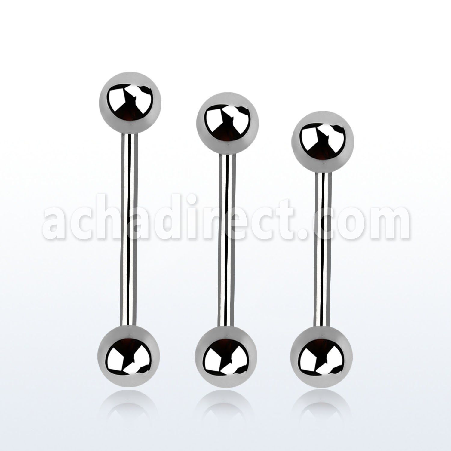 bb20 barbell acero quirurgico bolas 3mm al por mayor