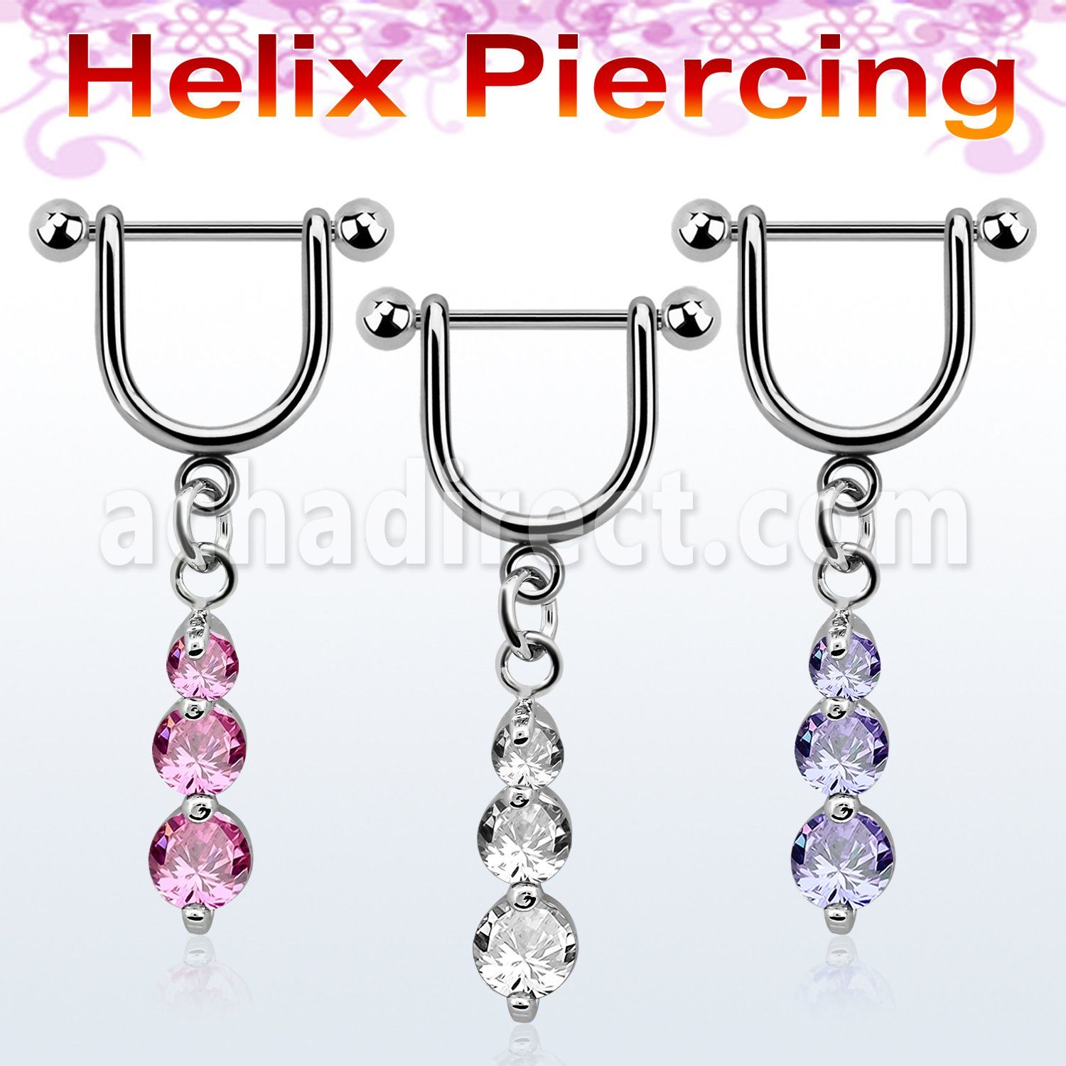 bber13 barbell helix acero quirurgico bolas 4mm 3 zirconia s redondas venta