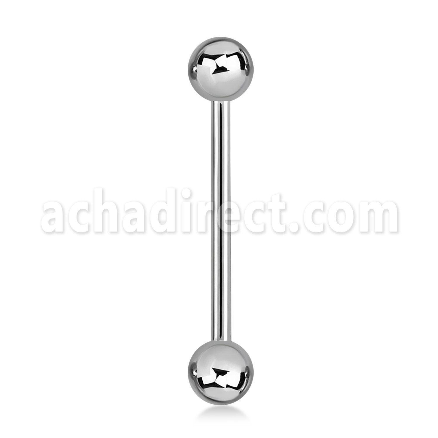 bbg barbell lengua acero quirurgico bolas 6mm venta