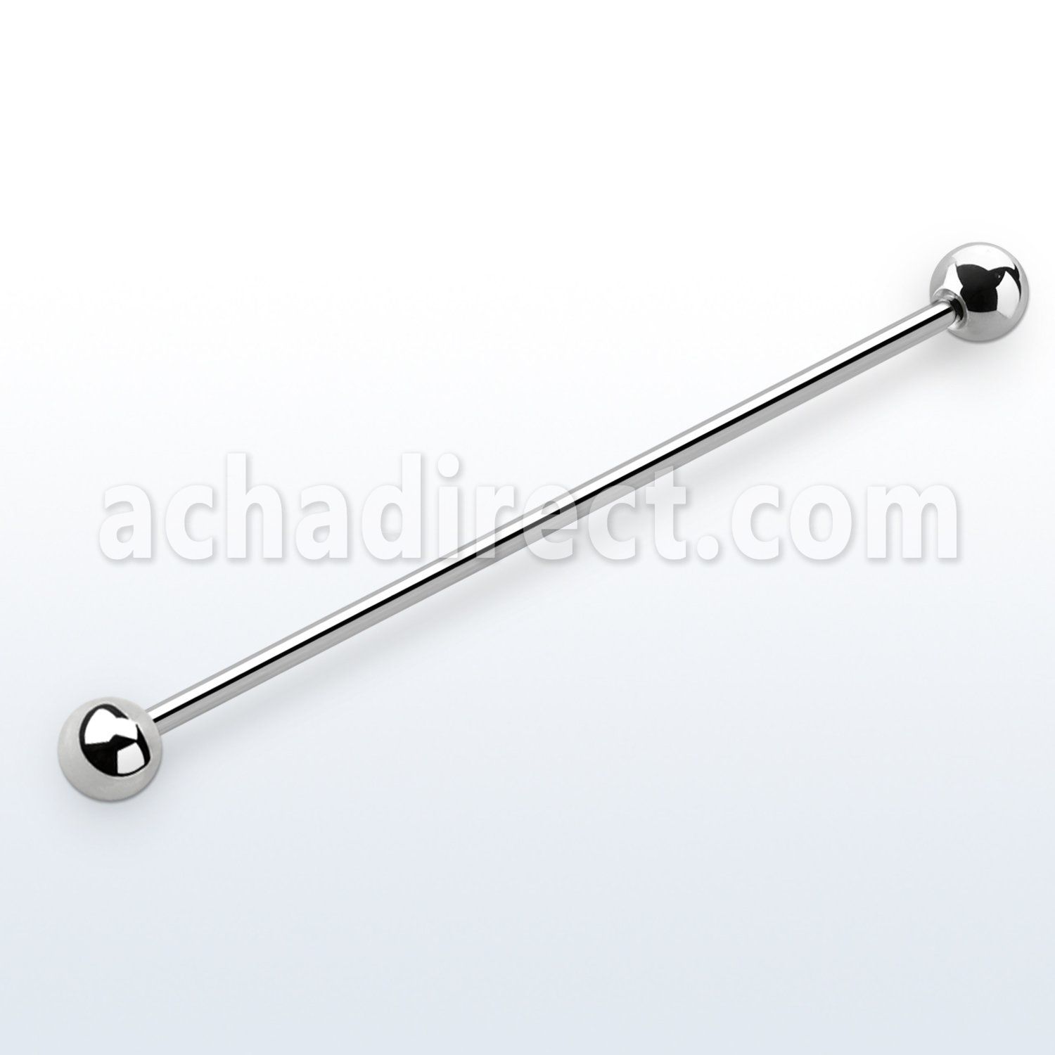 bbindl barbell industrial acero quirurgico extra largo bolas 5mm 52mm distribuidor