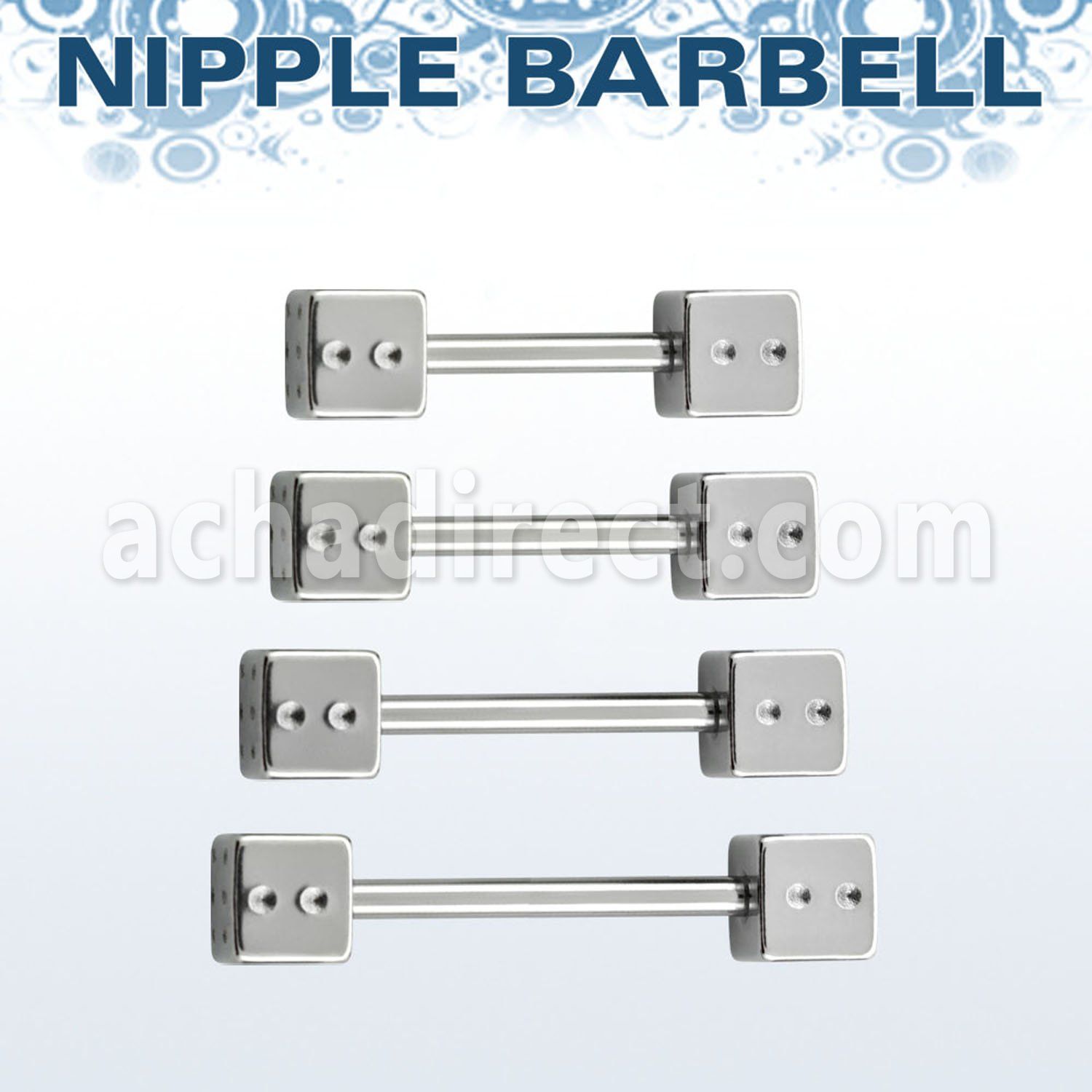 bbnpsdi5 barbell pezon acero quirurgico dados 5mm mayorista