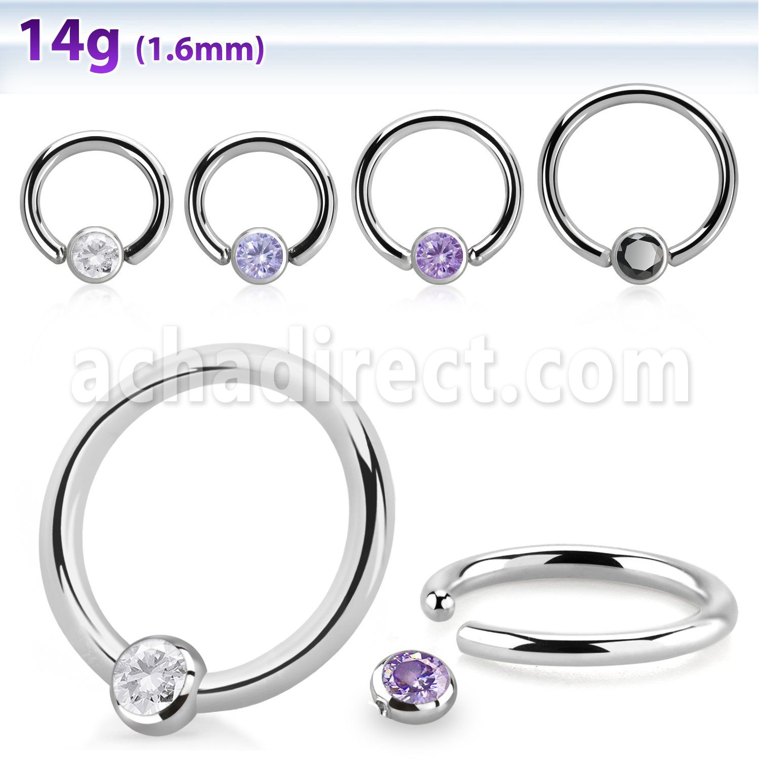 bcr14z3 aro bola presion acero quirurgico cierre disco czada