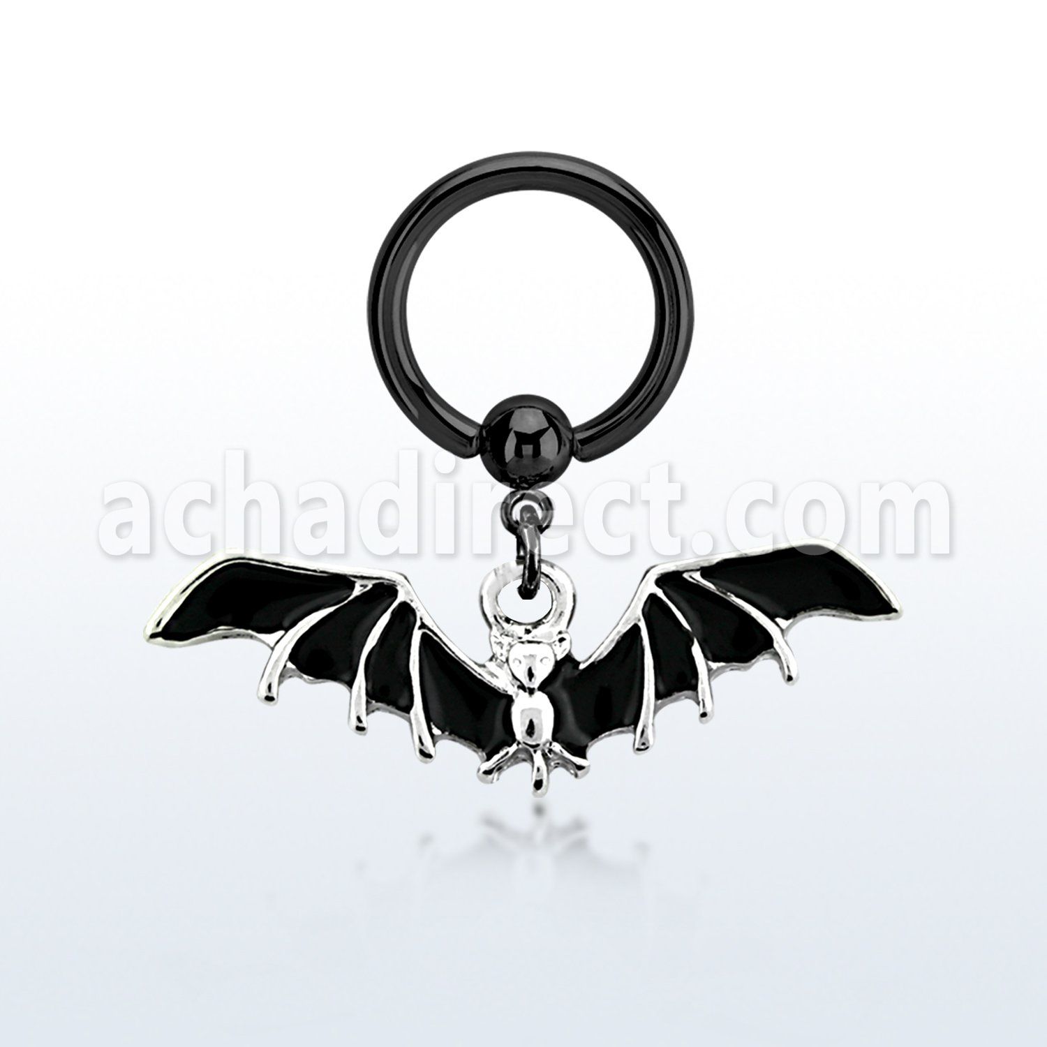 bcrtg569 aro bola presion acero 316l pvd negro murcielago negro colgado venta