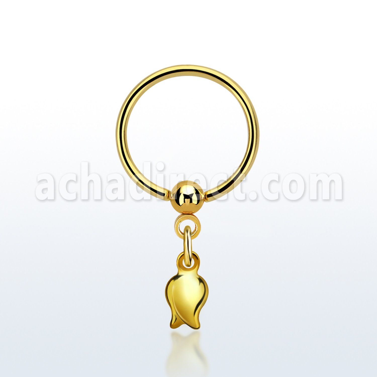 bcrts767 aro bola presion acero 316l pvd dorado colgante tulipan oro distribuidor mayorista