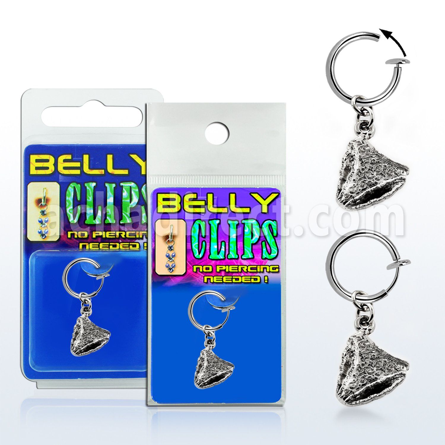 blcpt39 piercing falso clip ombligo bragas colgado 1 pieza mayorista