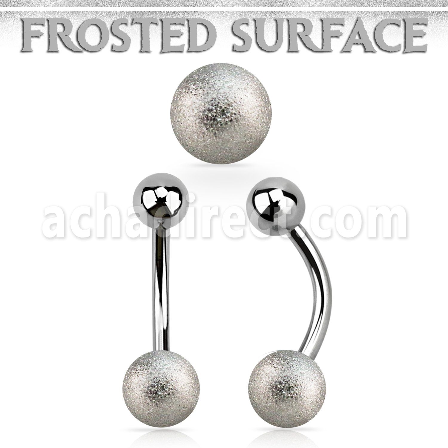 bnfo6 banana ombligo acero quirurgico bola acero esmerilado 6mm bola acero 5mm distribuidor