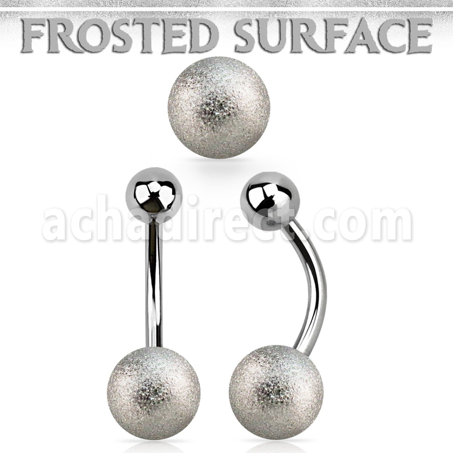 bnfo8 banana ombligo acero quirurgico bola acero esmerilado 8mm bola acero 5mm distribuidor