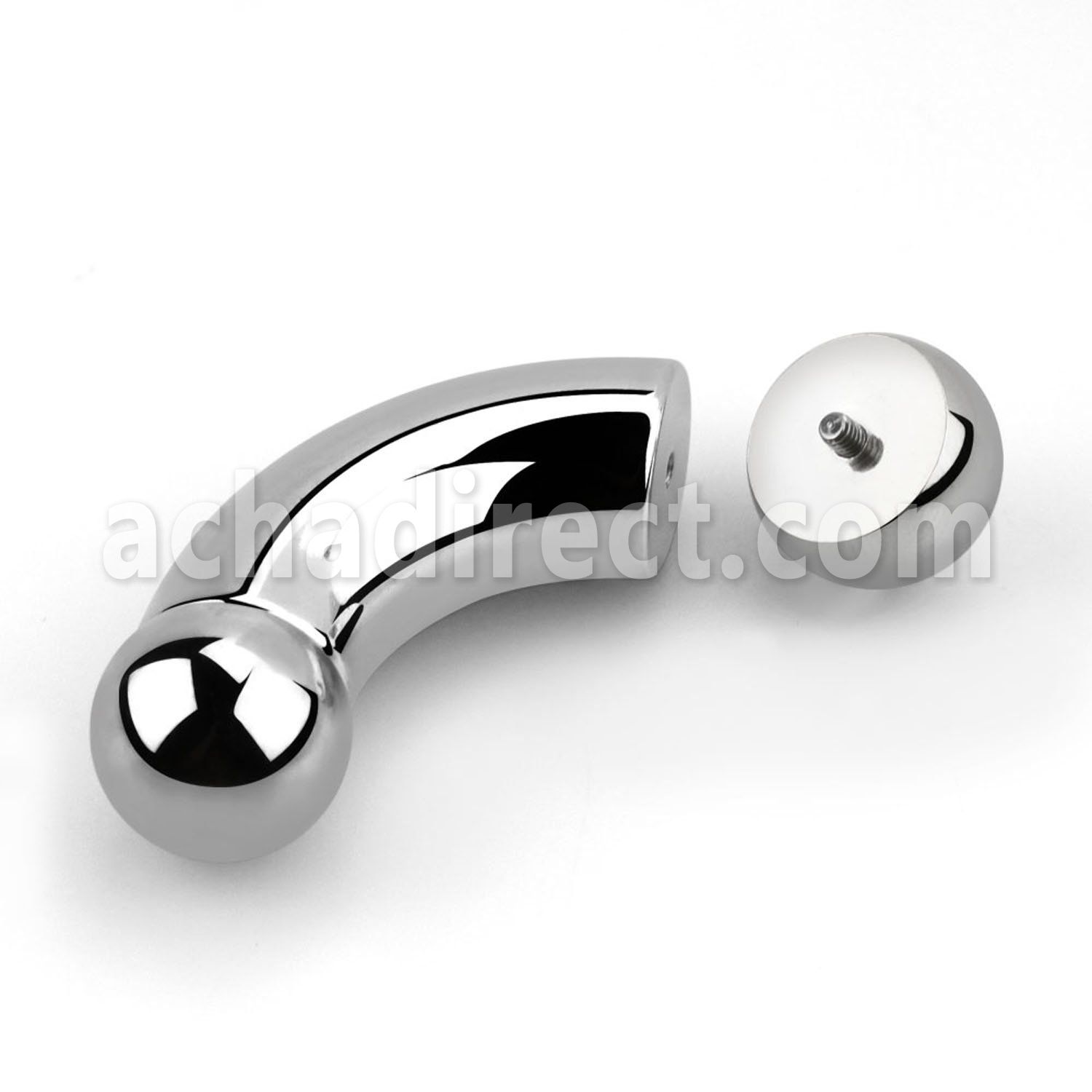 bnpb banana acero quirurgico piercing principe alberto bolas rosca interna 19mm distribuidor