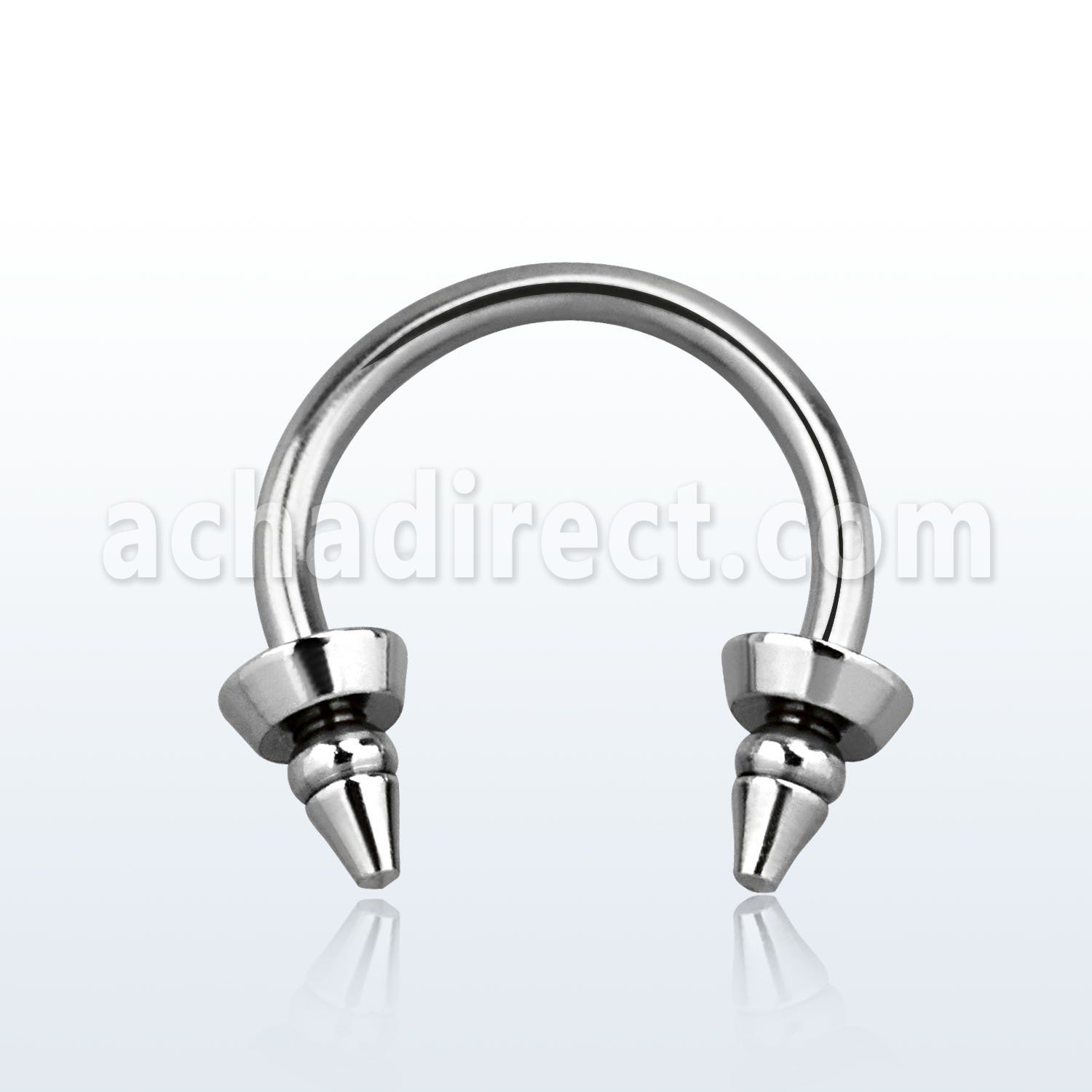 cbcn6a barbell circular acero quirurgico conos perforados 6x5mm 12mm venta