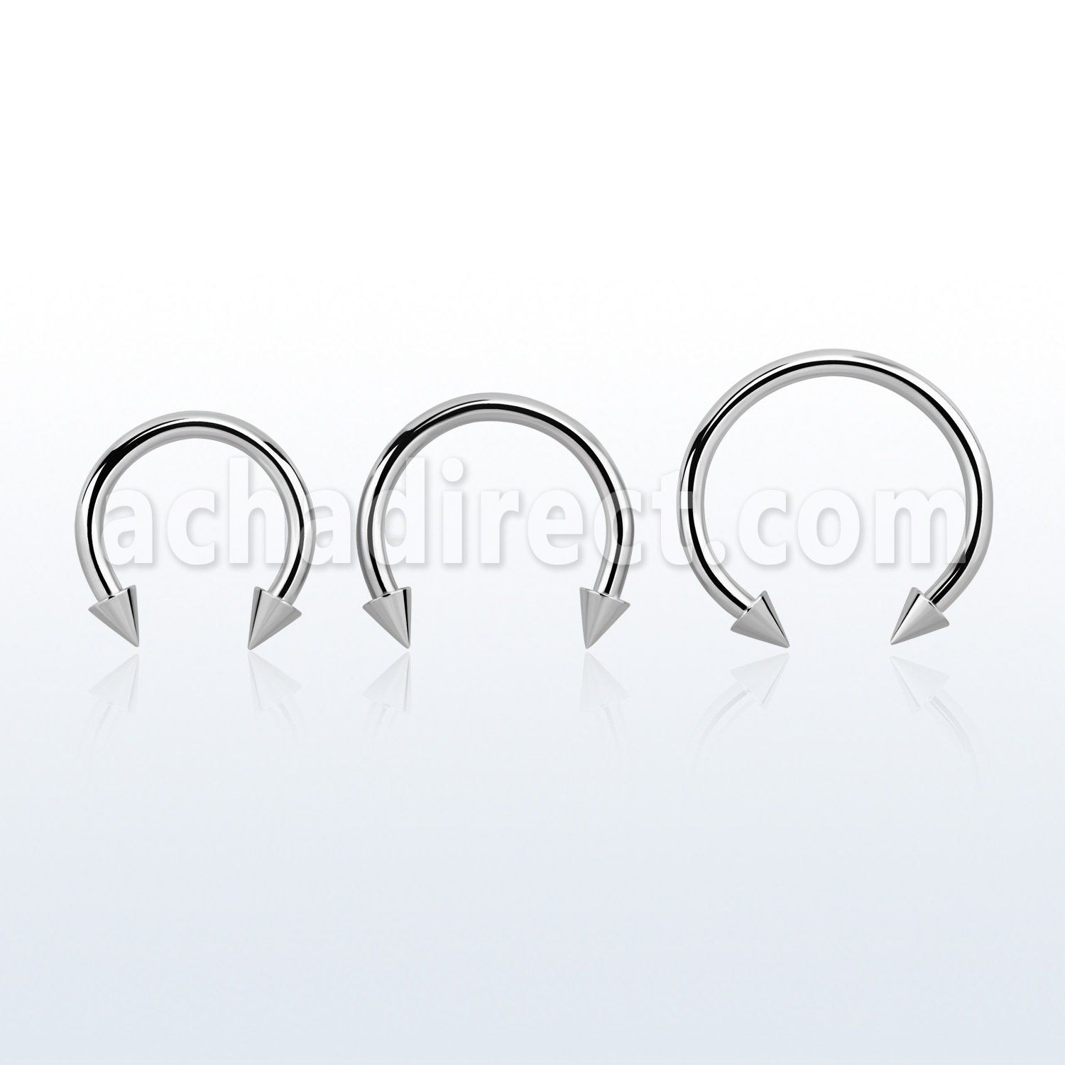 cbcns barbell circular acero quirurgico conos 3mm mayorista