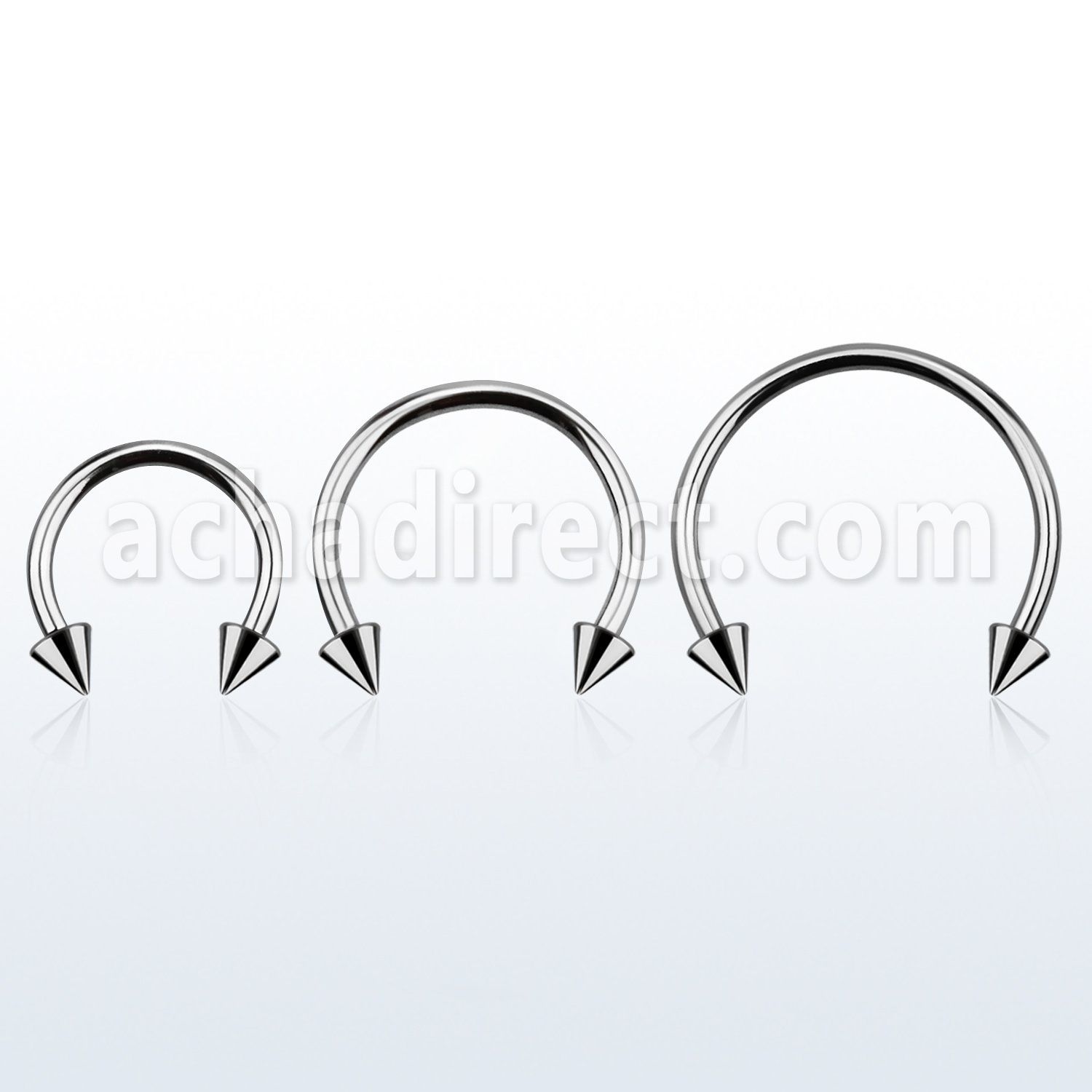 cbecn5l barbell circular diametro acero 316l conos 5mm usar como arete distribuidor mayorista