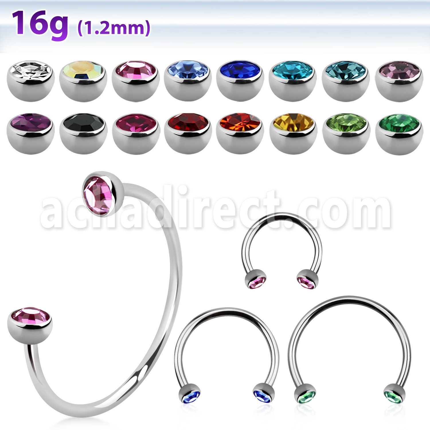 cbehjb3l barbell circular diametro acero 316l bolas 3mm media joya bisel usar como arete venta