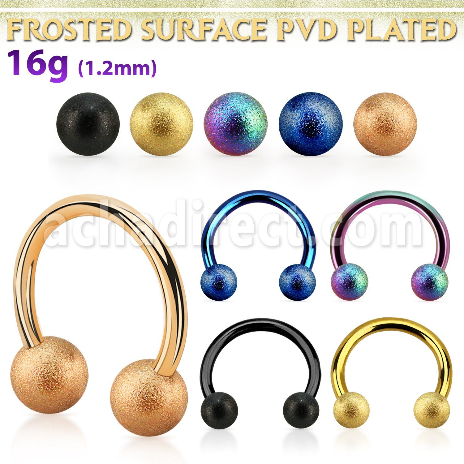 cbetfo4 barbell circular acero 316l anodizado bolas acero esmerilado 4mm mayorista