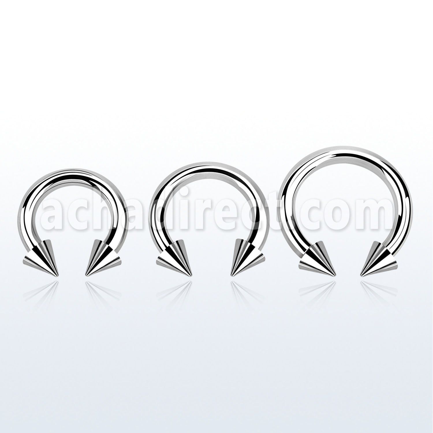 cbrcn8 barbell circular acero quirurgico 3mm conos 6mm rosca interna venta