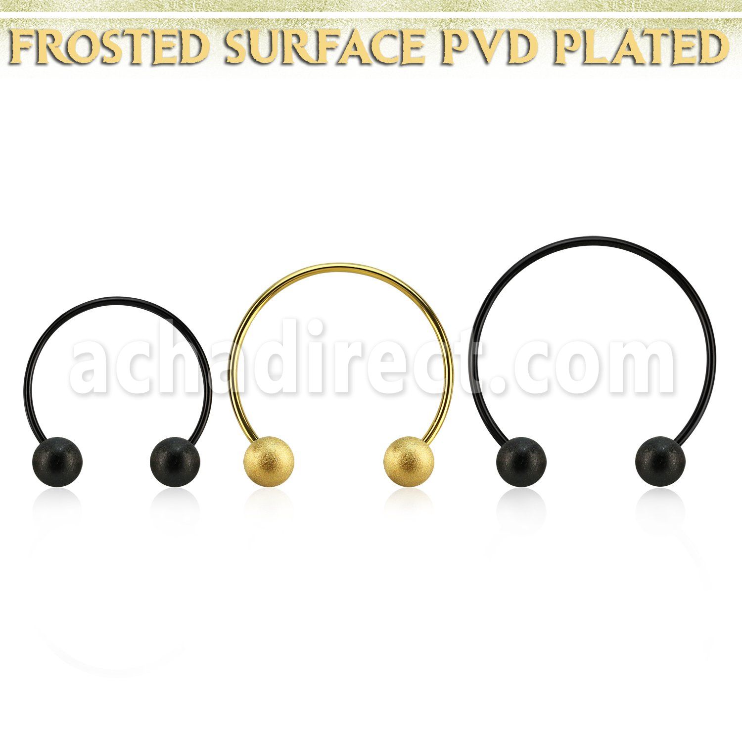 cbstfo4l barbell circular diametro acero 316l anodizado bolas 4mm acero esmerilado usar como arete al por mayor