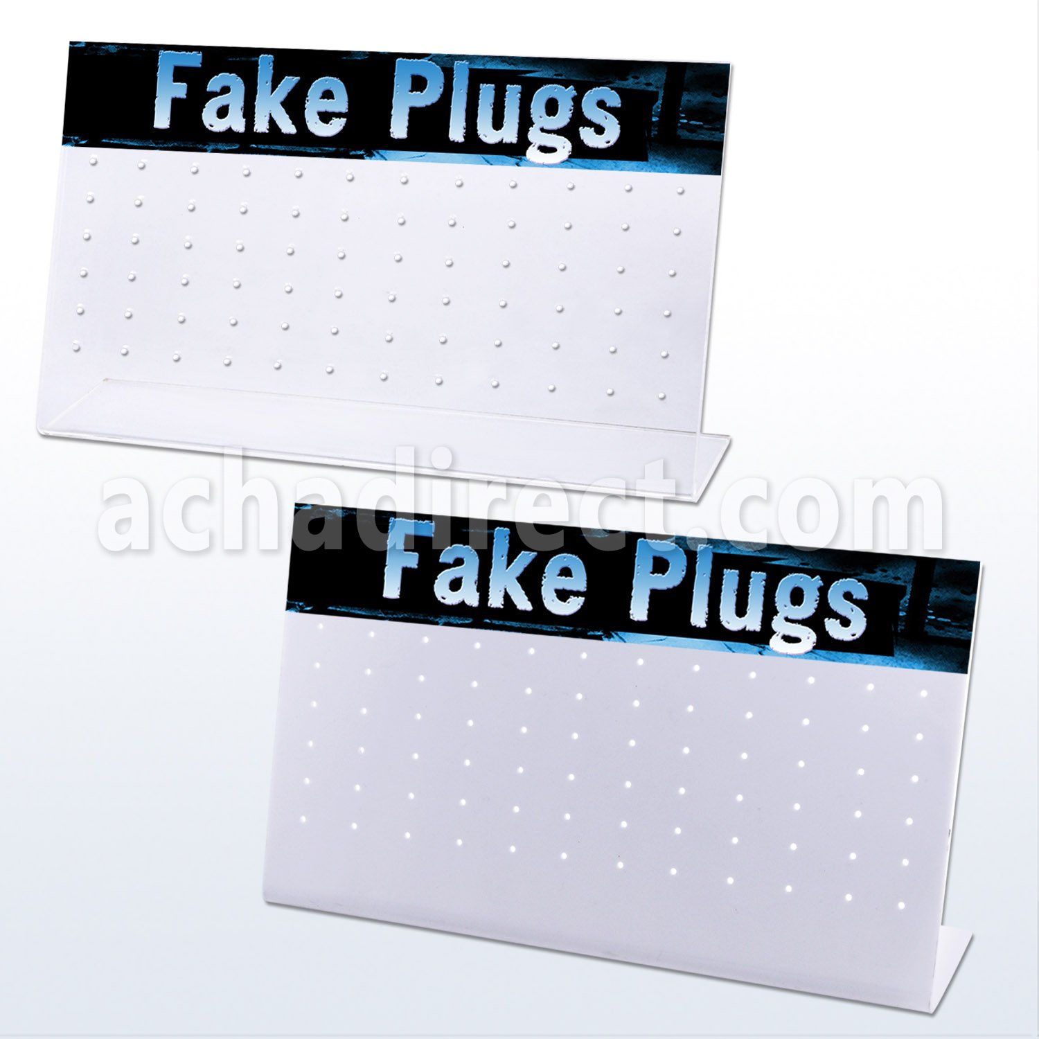 dac87 display acrilico piercings display vacio 72 agujeros plugs falsos piercings oreja distribuidor