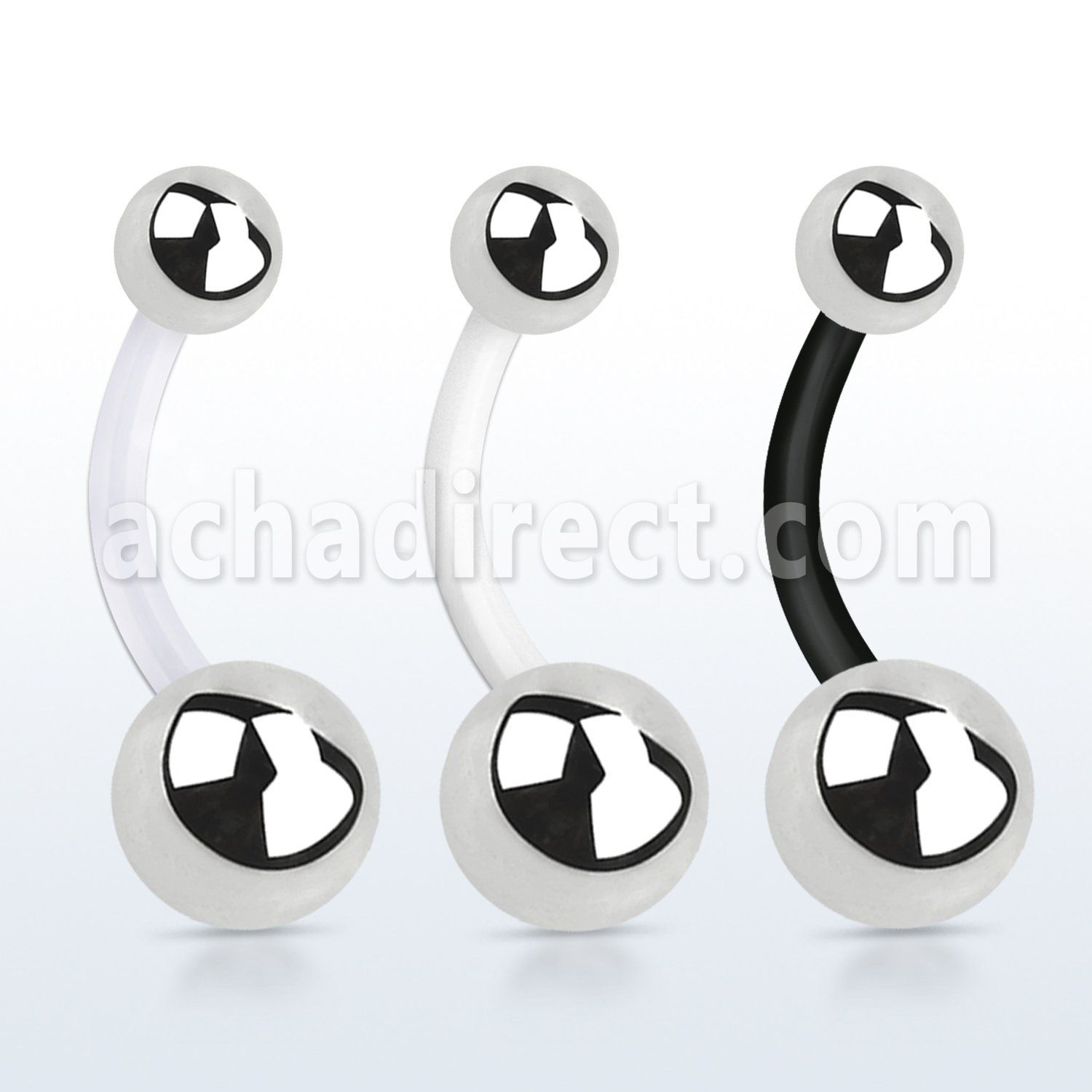 fbng piercing ombligo bio flexible bola 5 8mm acero distribuidor