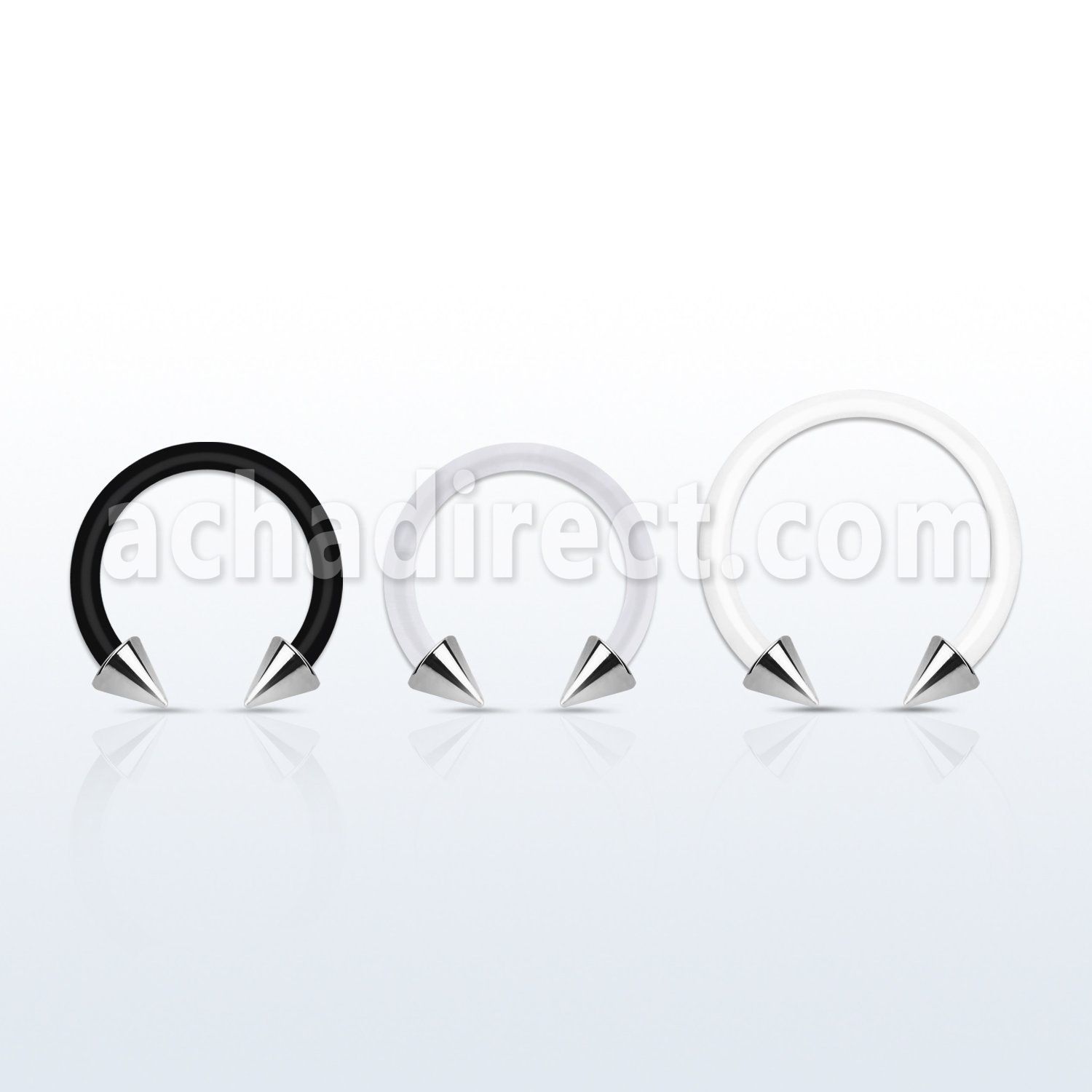 fcbecn25 barbell circular bio flexible conos 2 5mm acero al por mayor