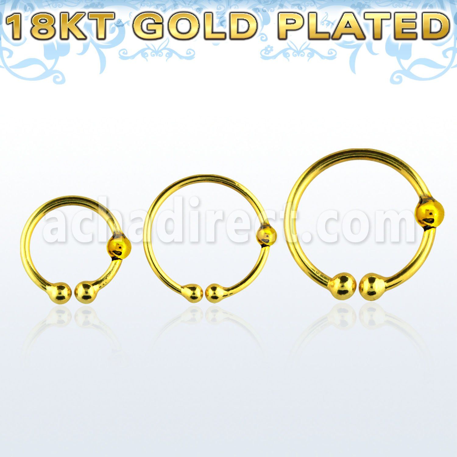 fnsrg clip nariz falso plata estelrina 0 6mm oro 18 kts bola 2mm lado derecho mayorista