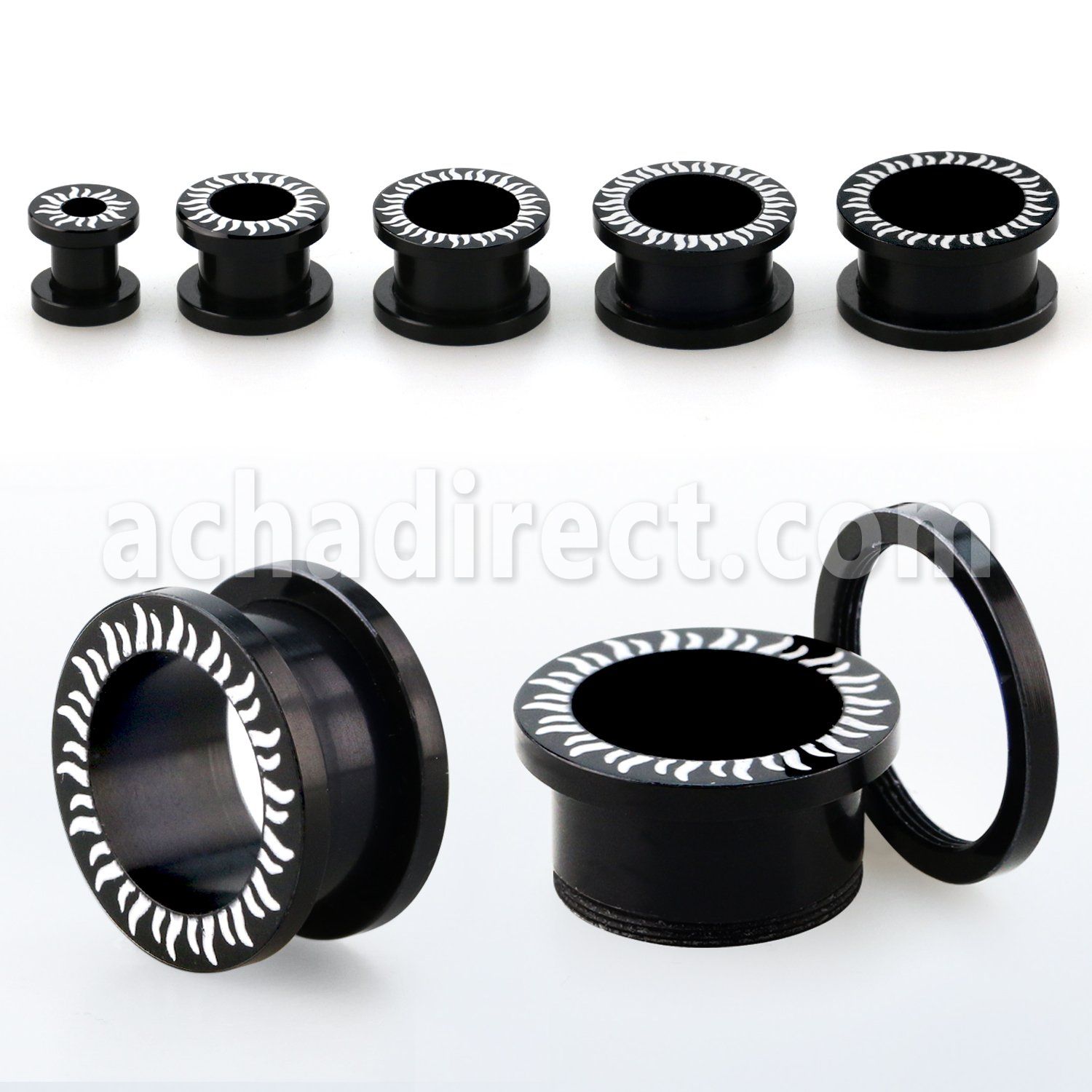 fpaa dilataciones tunel acrilico negro sol blanco borde mayorista