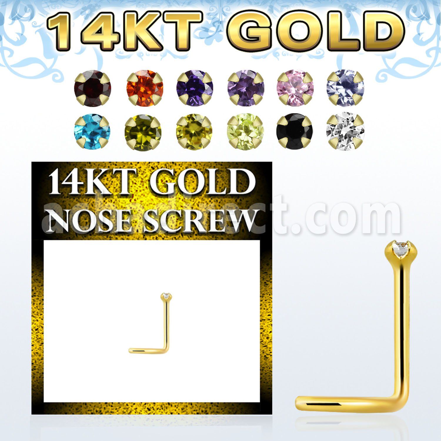 gsczm1b piercing nariz l oro 14 kts zirconia redonda 1 5mm distribuidor