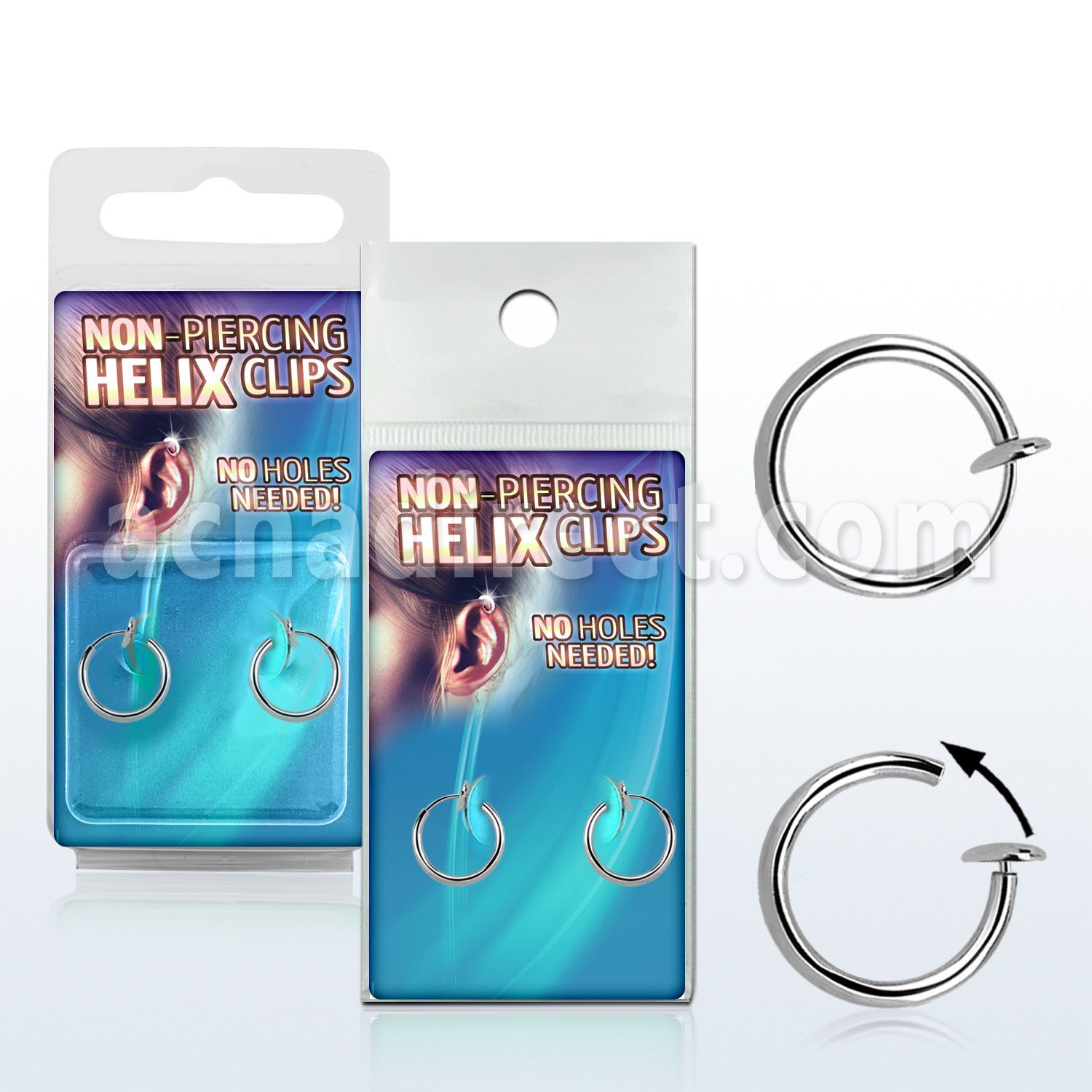 hlcirx piercings helix clip falso 1 pieza distribuidor