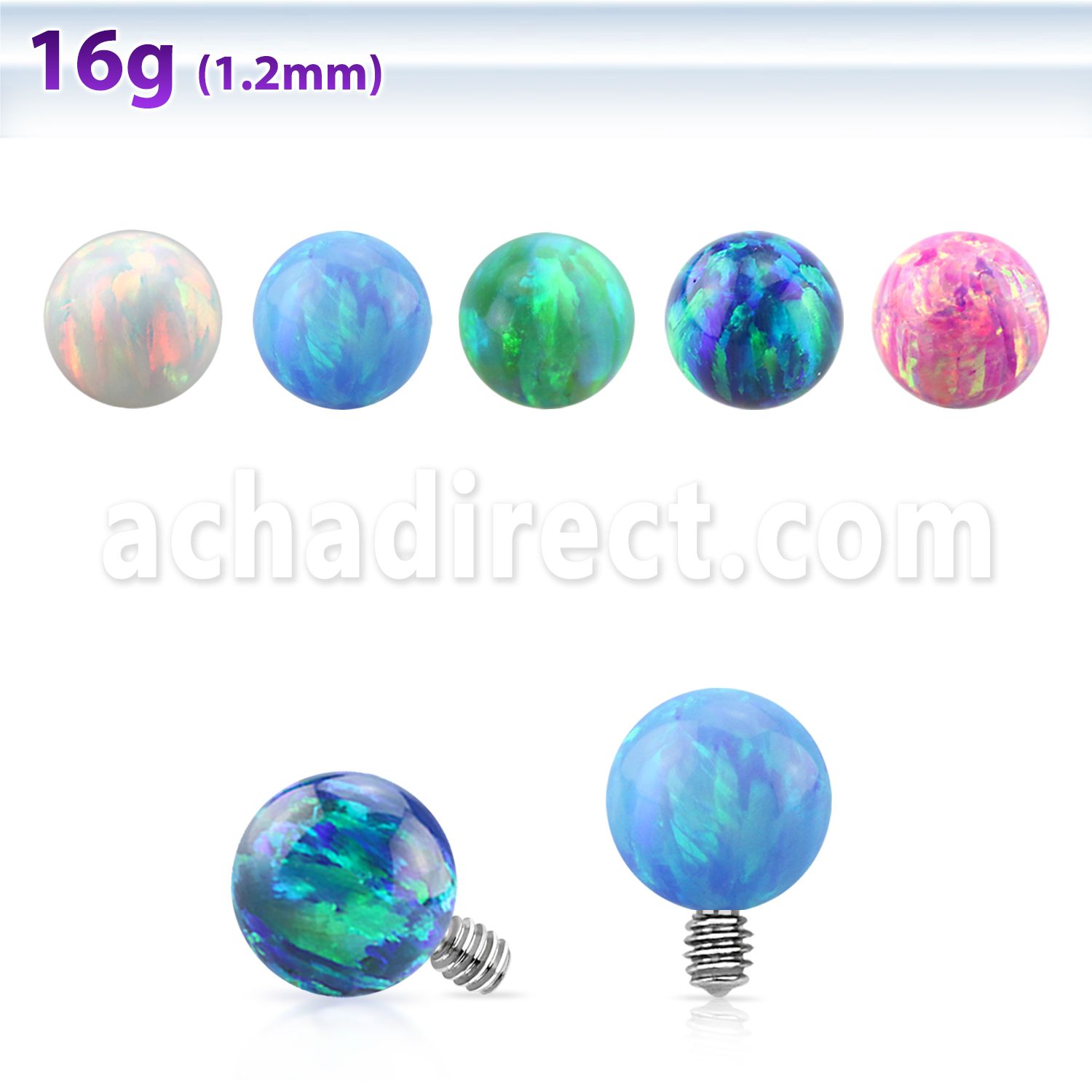 idop4s microdermal bola opalo 4mm rosca interna base microdermal 2mm 2 5mm mayorista