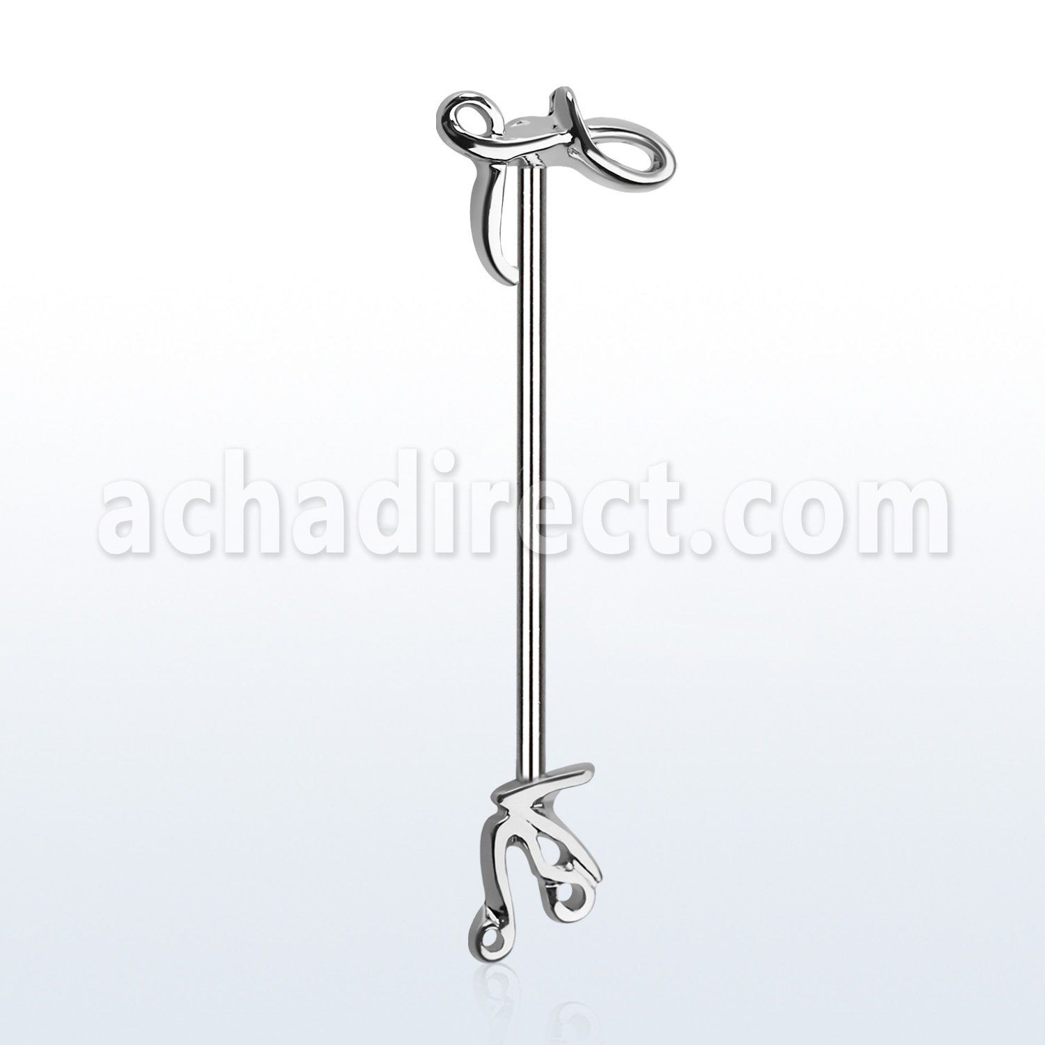 indsh31 barbell industrial acero quirurgico love escrito distribuidor mayorista