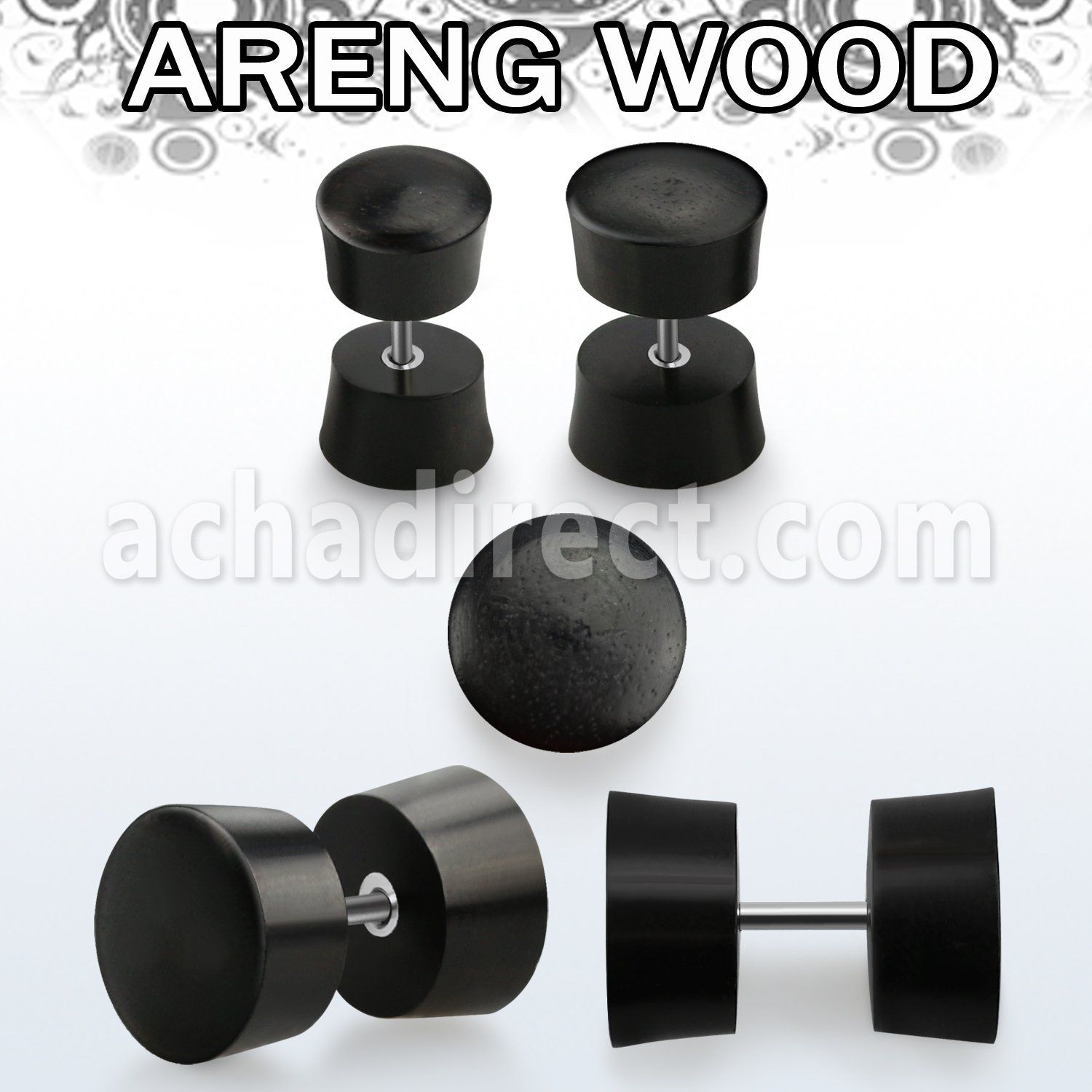 ipare plug falso madera areng barra acero quirurgico al por mayor