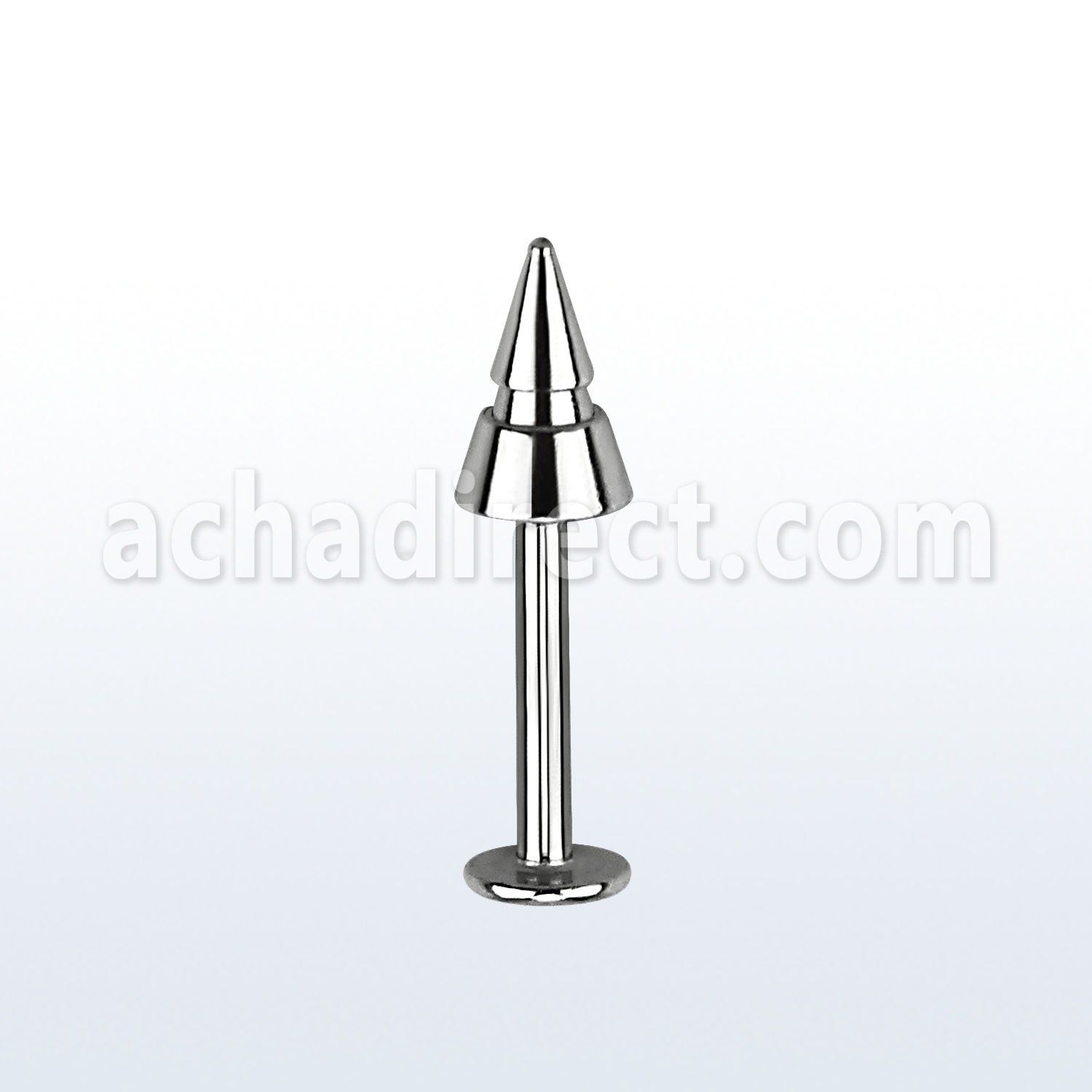 lbcn4e labret acero quirurgico cono hendiduras 4mm distribuidor mayorista