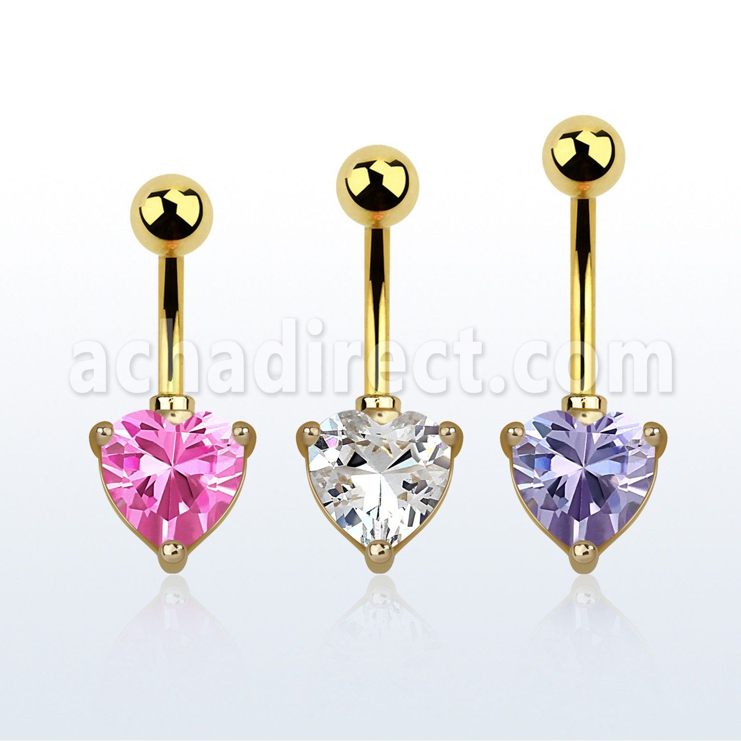 mdgz524 piercing ombligo acero 316l anodizado zirconia corazon 7mm distribuidor