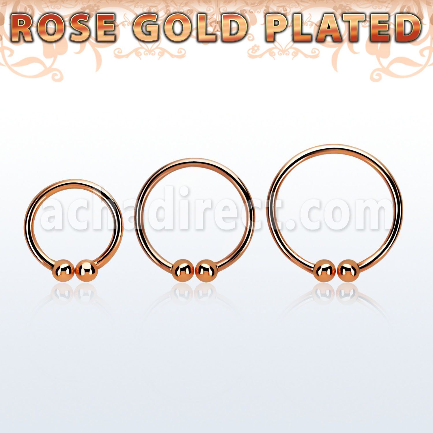 ncrs piercing clip nariz falso plata esterlina 925 oro rosa 18 kts distribuidor mayorista
