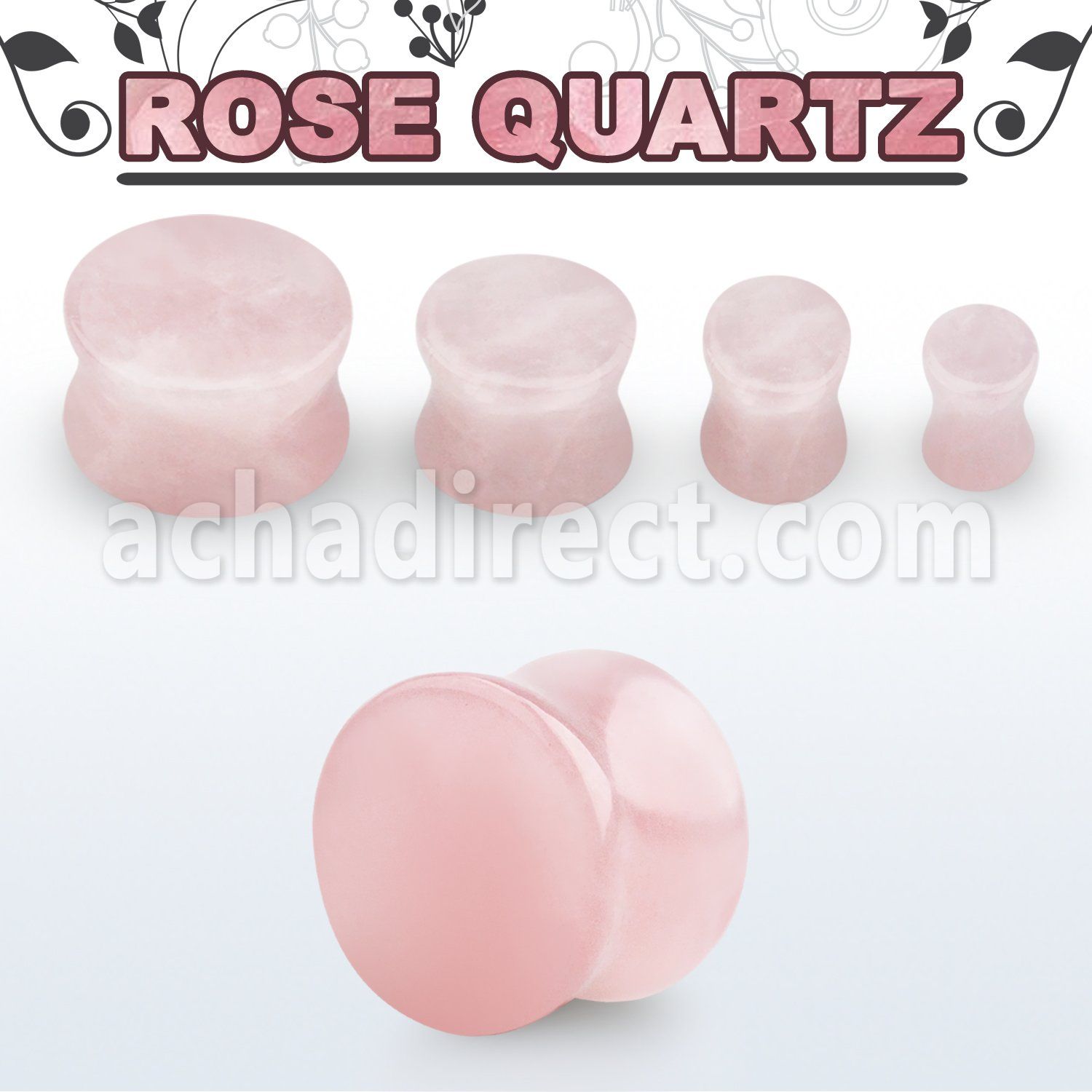 pgscc dilatacion plug doble flare cuarzo rosa distribuidor
