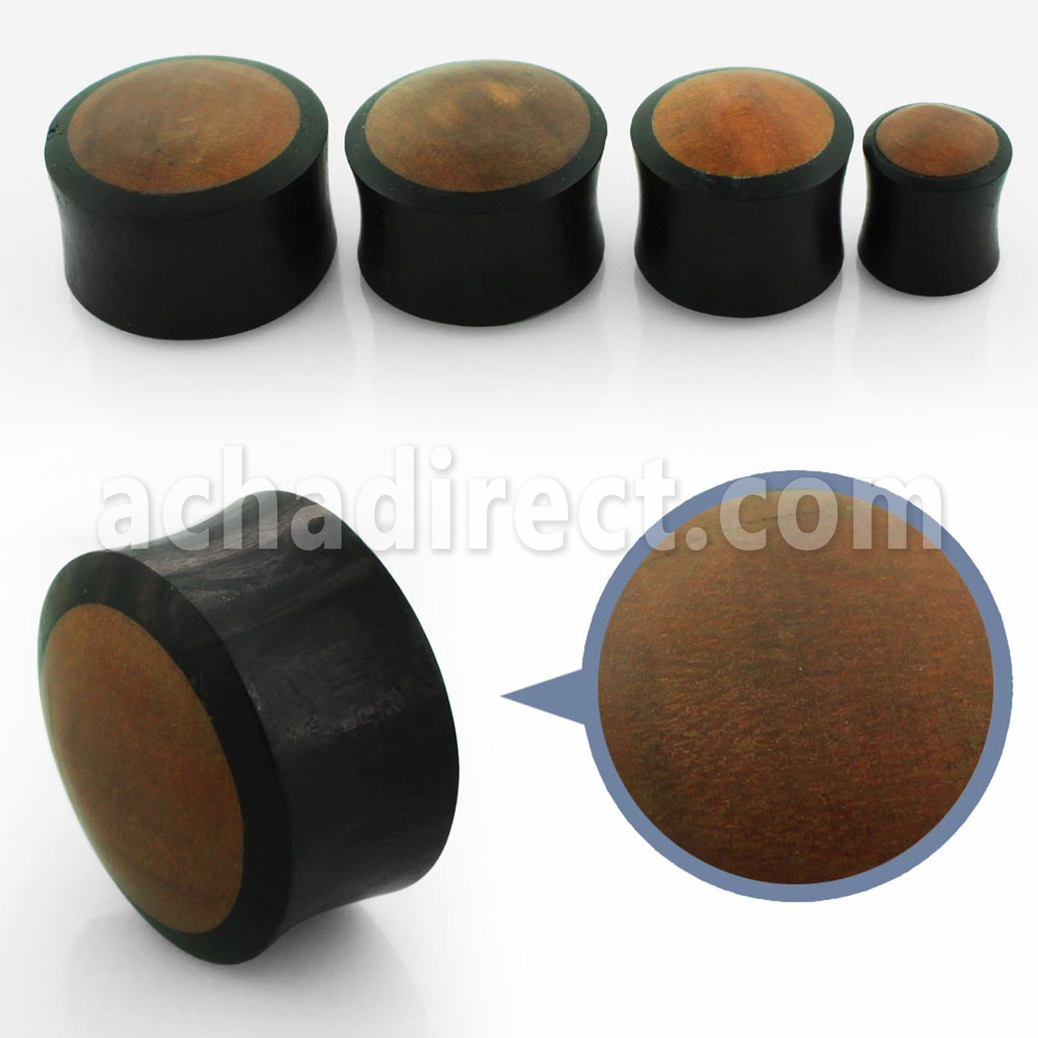 pkwt dilatacion plug doble flare madera areng madera teca incrustada al por mayor