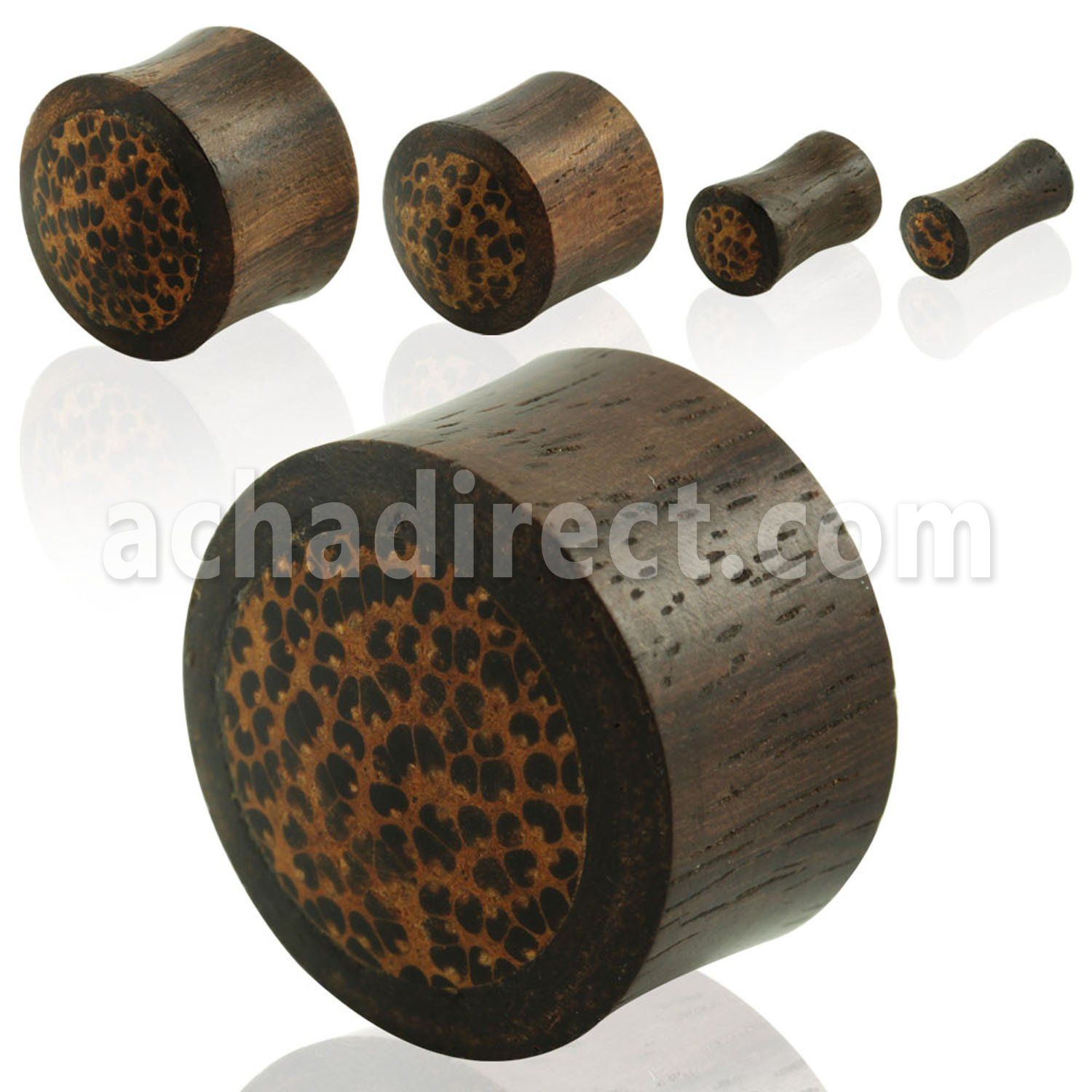 pnwb dilatacion plug doble flare madera sono madera coco incrustada al por mayor