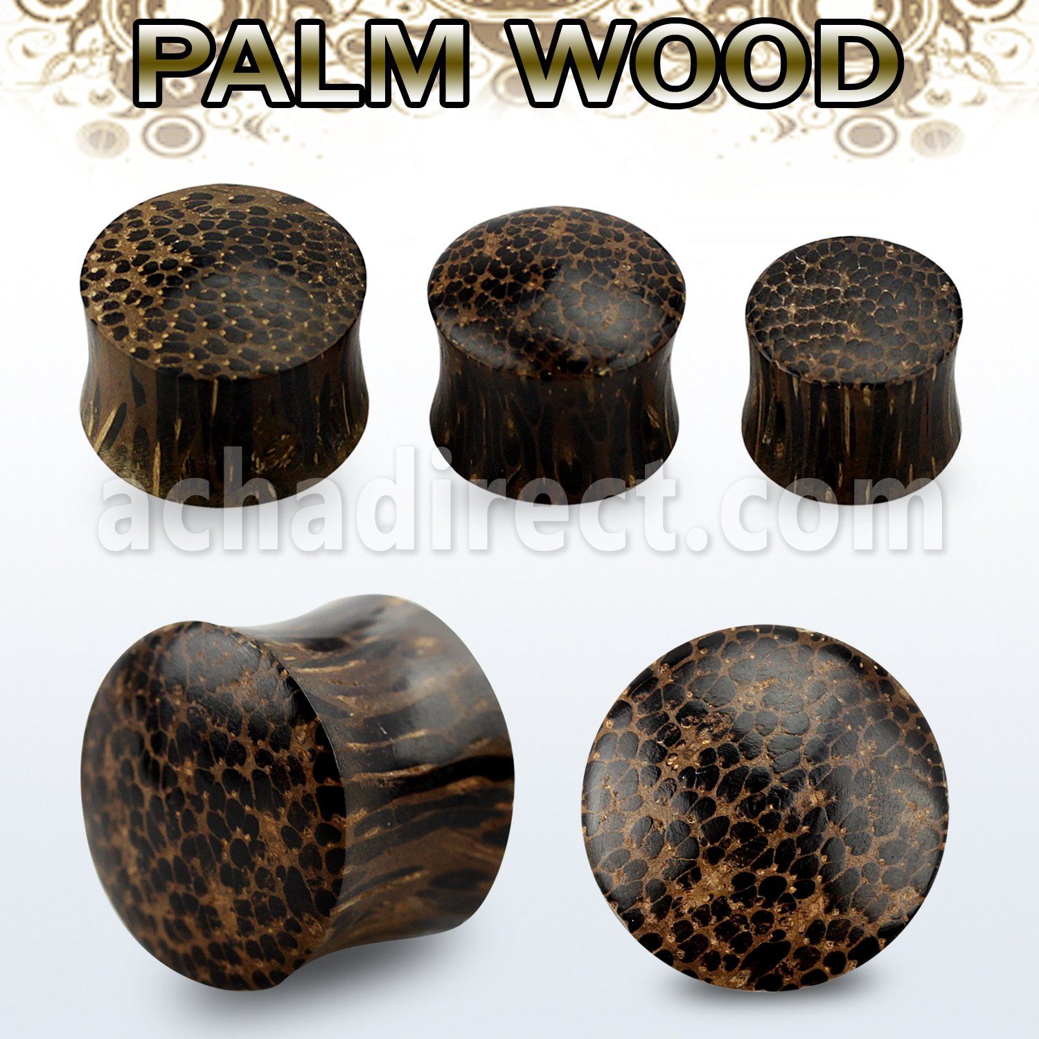ppaw dilatacion plug doble flare madera palma venta