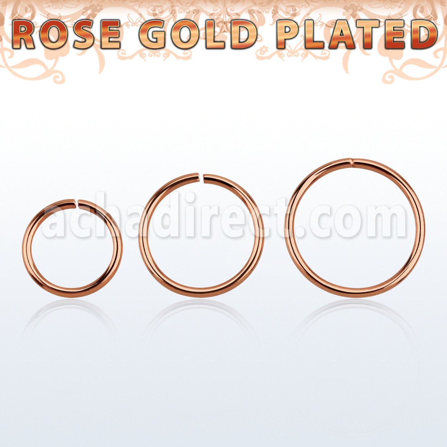 rssel20 aro continuo plata esterlina 925 oro rosa 8mm 12mm distribuidor