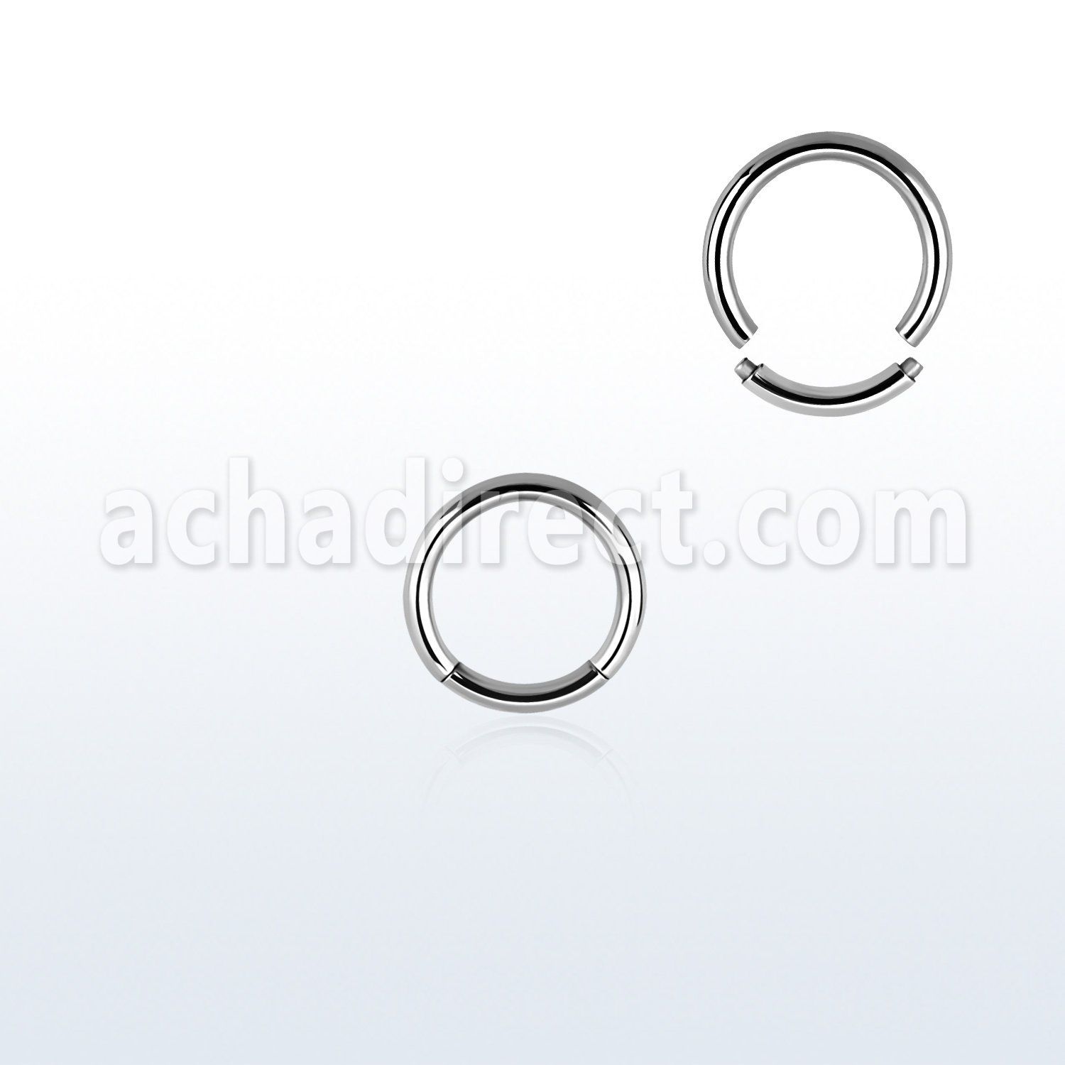 seg18 aro segmento acero quirurgico brillo espejo 1mm distribuidor