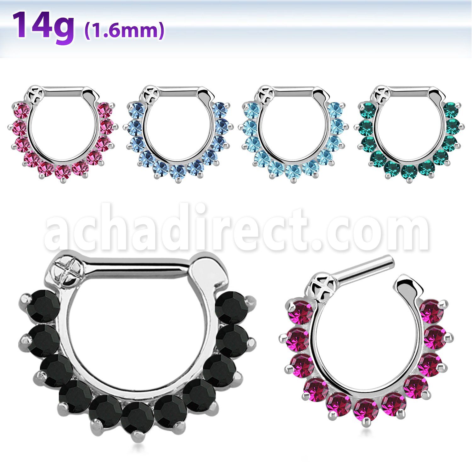 sepc14 septum click cristal barra cierre distribuidor mayorista