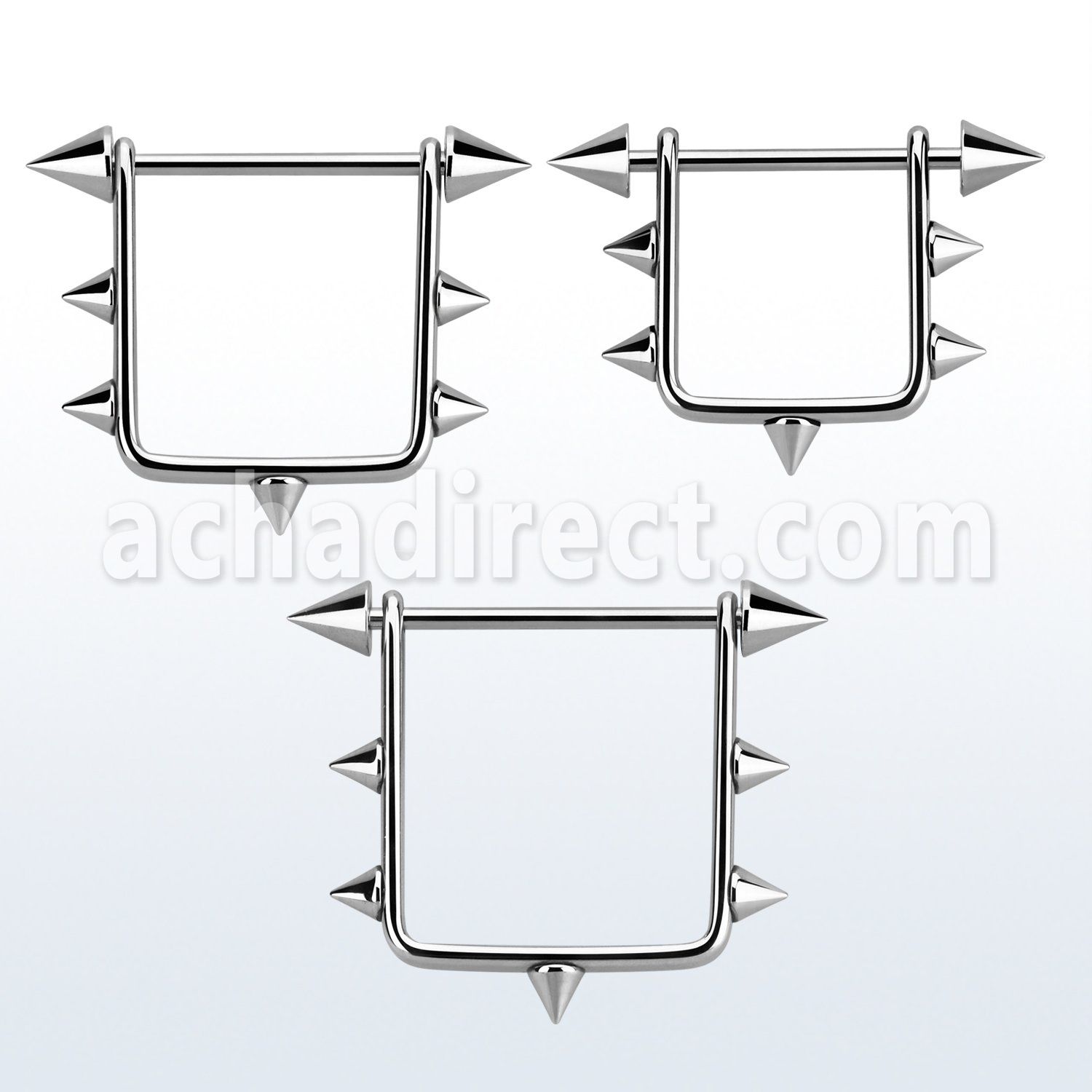 snpg anillo pezon estribo cuadrado pinchos barbell cono distribuidor mayorista